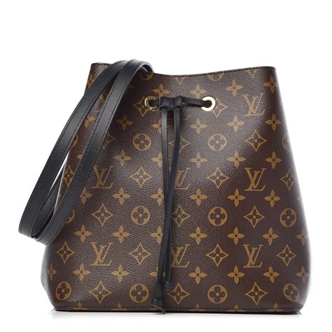 louis vuitton monogram neonoe noir black|louis vuitton neo noe mm.